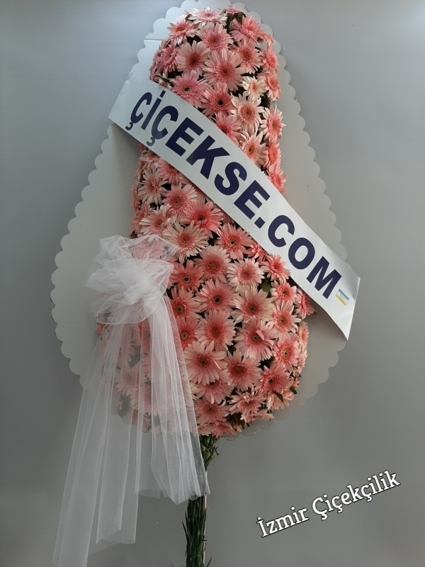 Pembe Açılış Düğün Çelenk