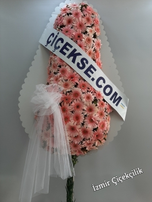 Pembe Açılış Düğün Çelenk