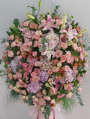 Pembe Ferforje Düğün & Açılış Aranjman